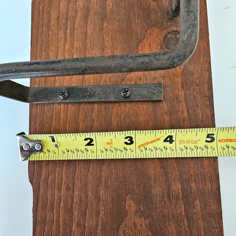 Western Wood & Metal Horseshoe Star Arrow Wall Shelf | Rustic Ranch Decor 18”